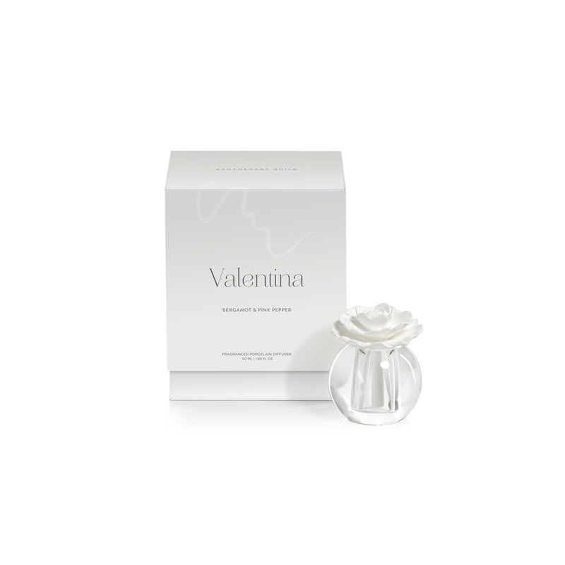 Apothecary Valentina Bergamot & Pink Pepper Fragrance Crystal Ball Diffuser - Set of 4 (2 Sizes Available)