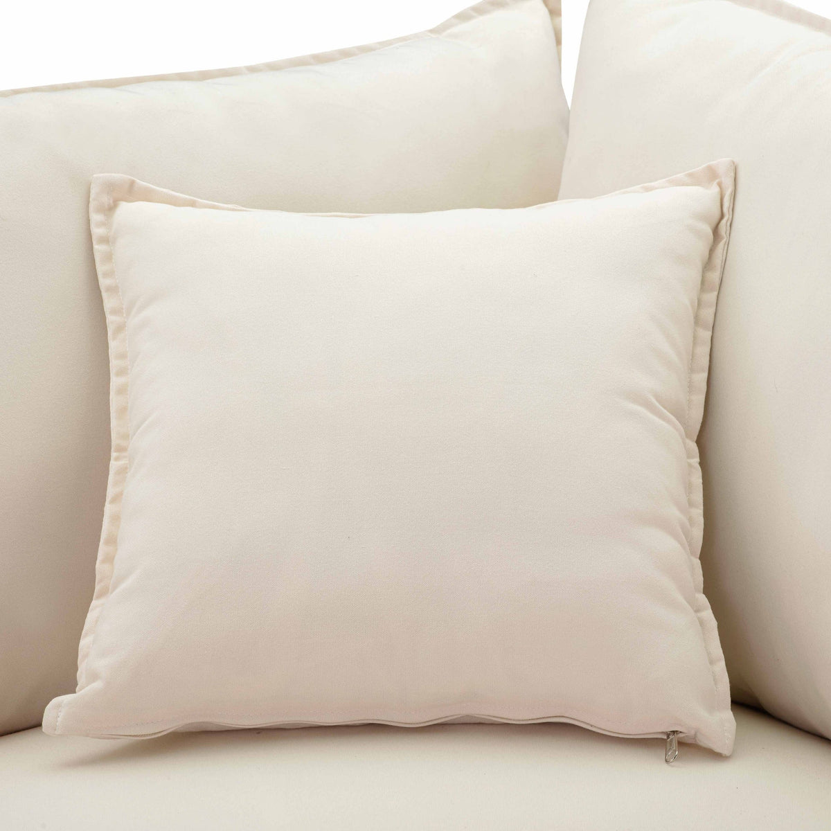 Cali 4-Piece Weather-Resistant Natural Wicker Outdoor Modular Sectional