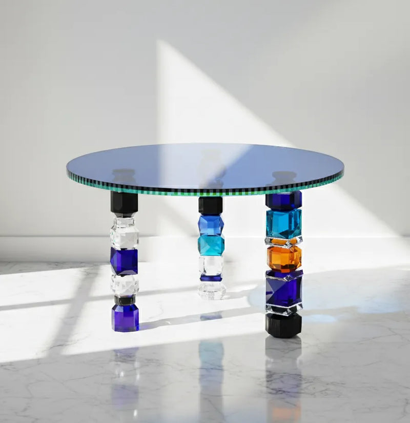 Francesca European Artist Collection Crystal Table