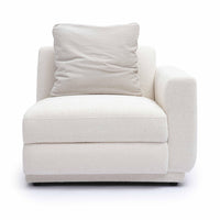 Arabella Cream Performance Chenille Modular RAF Corner Chair