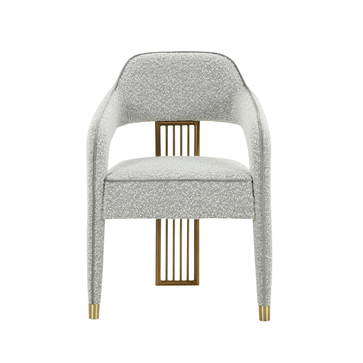Ainsley Grey Performance Boucle Dining Chair
