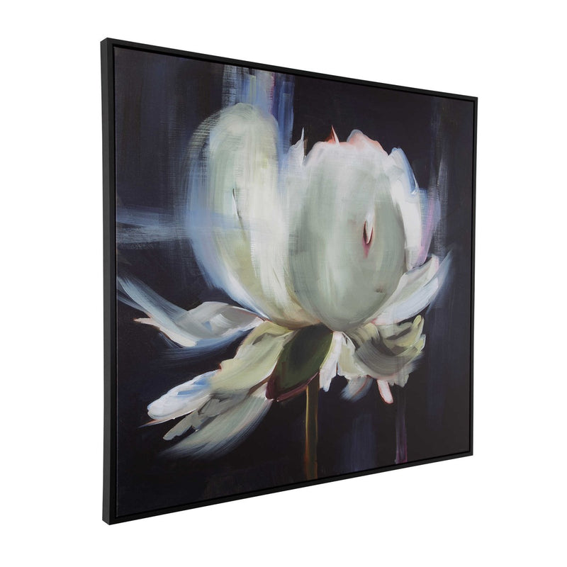 Floral 43" Canvas Framed Painting