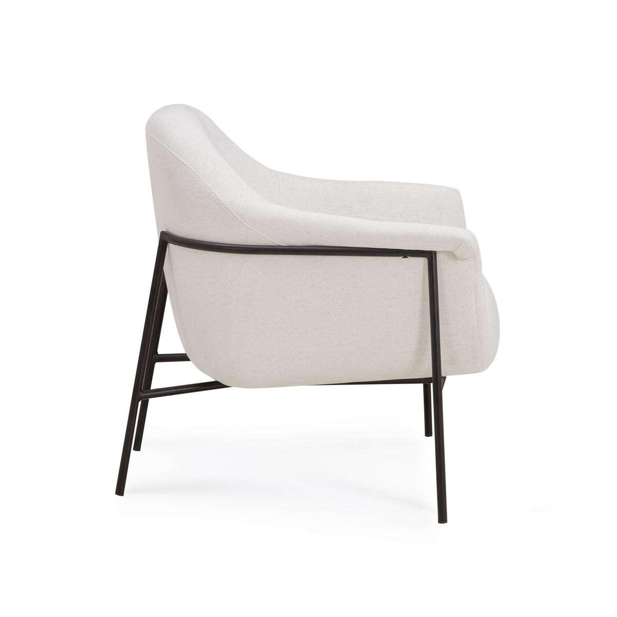 Lauren Cream Performance Chenille Accent Chair