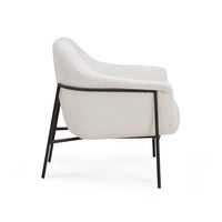 Lauren Cream Performance Chenille Accent Chair