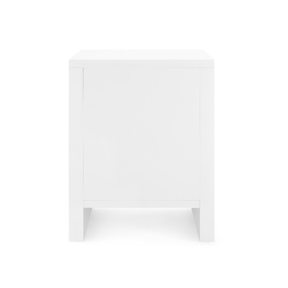 Kynlee 3 Drawer Chiffon White End Table/Nightstand