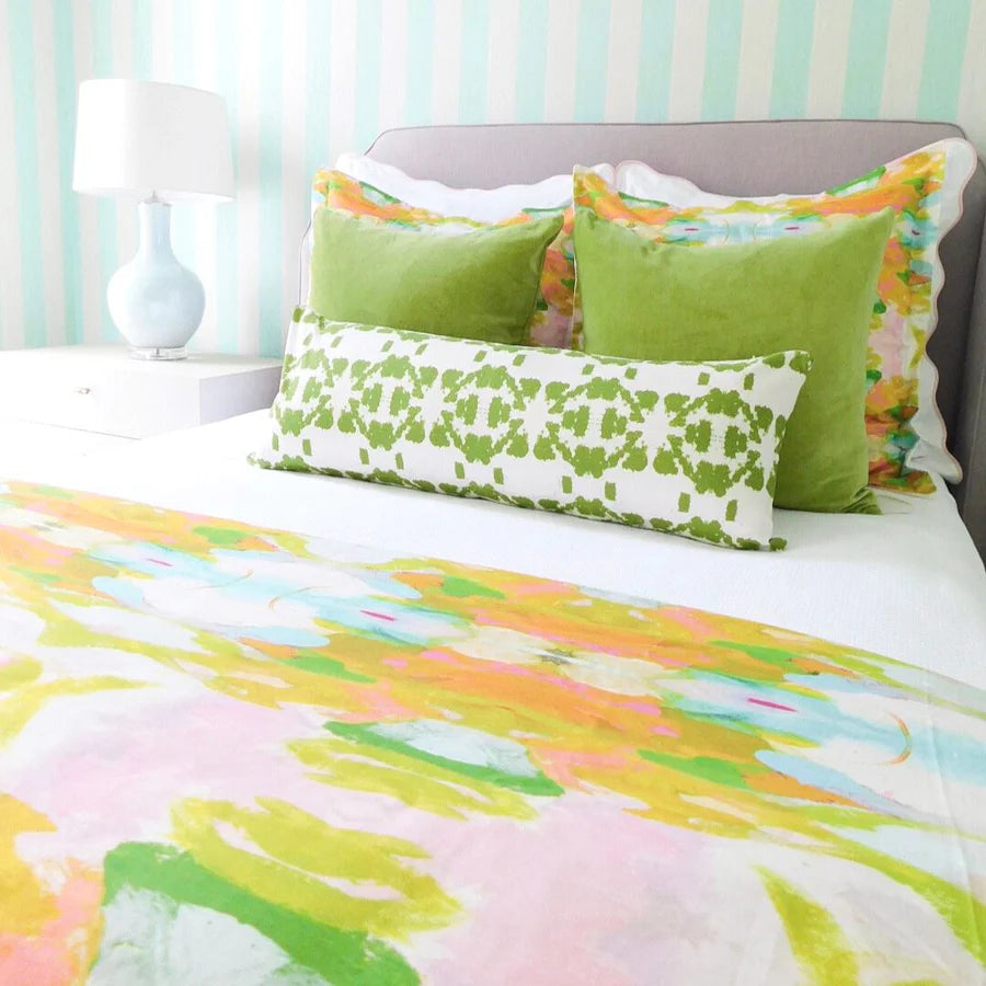 Serenity Green Velvet Pillow (3 Sizes Available)