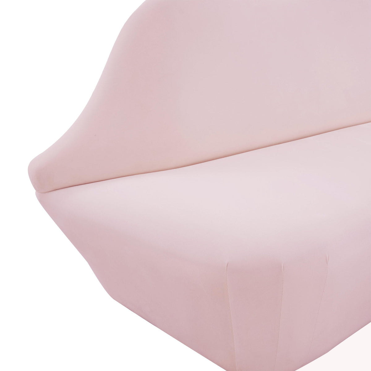 Kisses 67.7" Blush Velvet Sofa