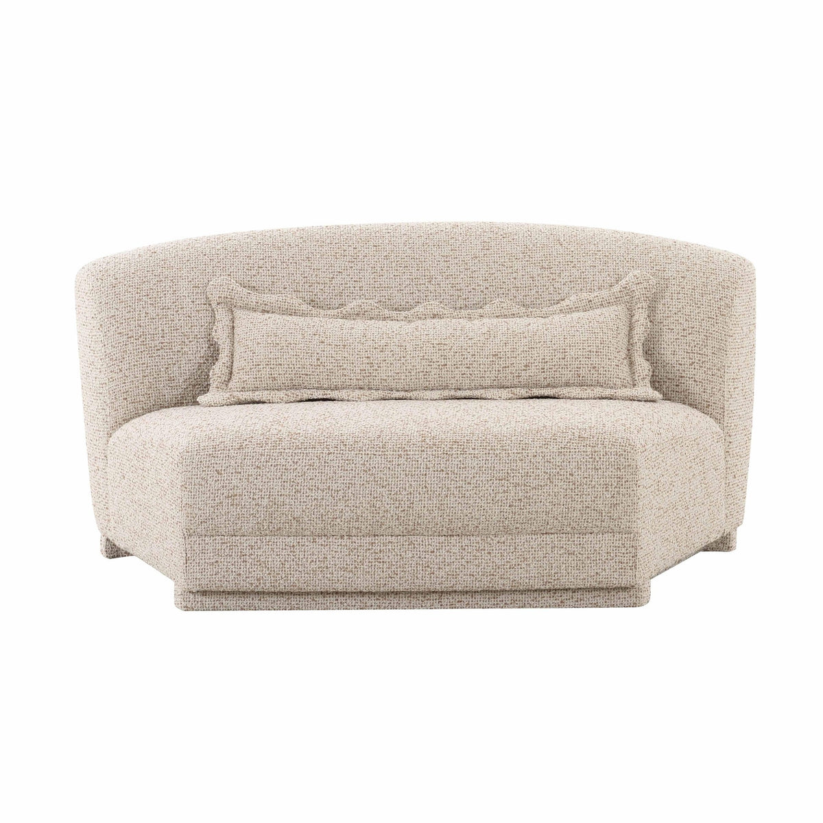 Marion 63" Two-Tone Textured Performance Boucle Armless Loveseat