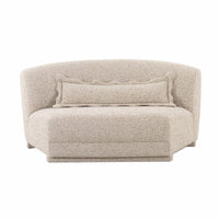 Marion 63" Two-Tone Textured Performance Boucle Armless Loveseat