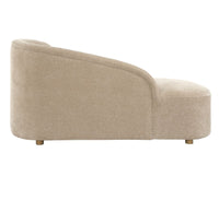 Lila Velvet Arm Chaise Lounge