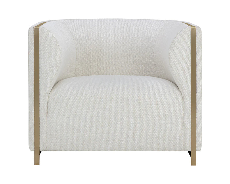 Larron Light Barley & Gold Accent Chair