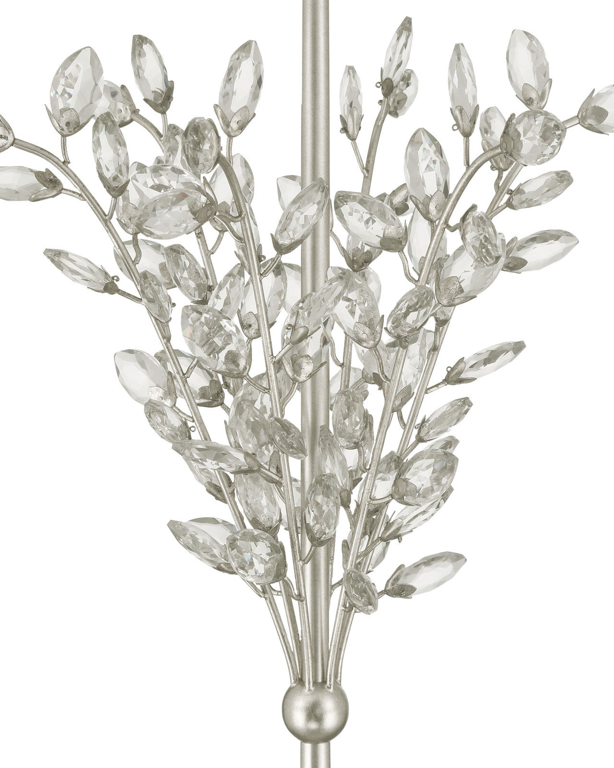 Forget-Me-Not Silver Floor Lamp