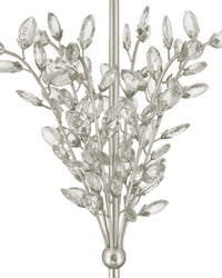 Forget-Me-Not Silver Floor Lamp