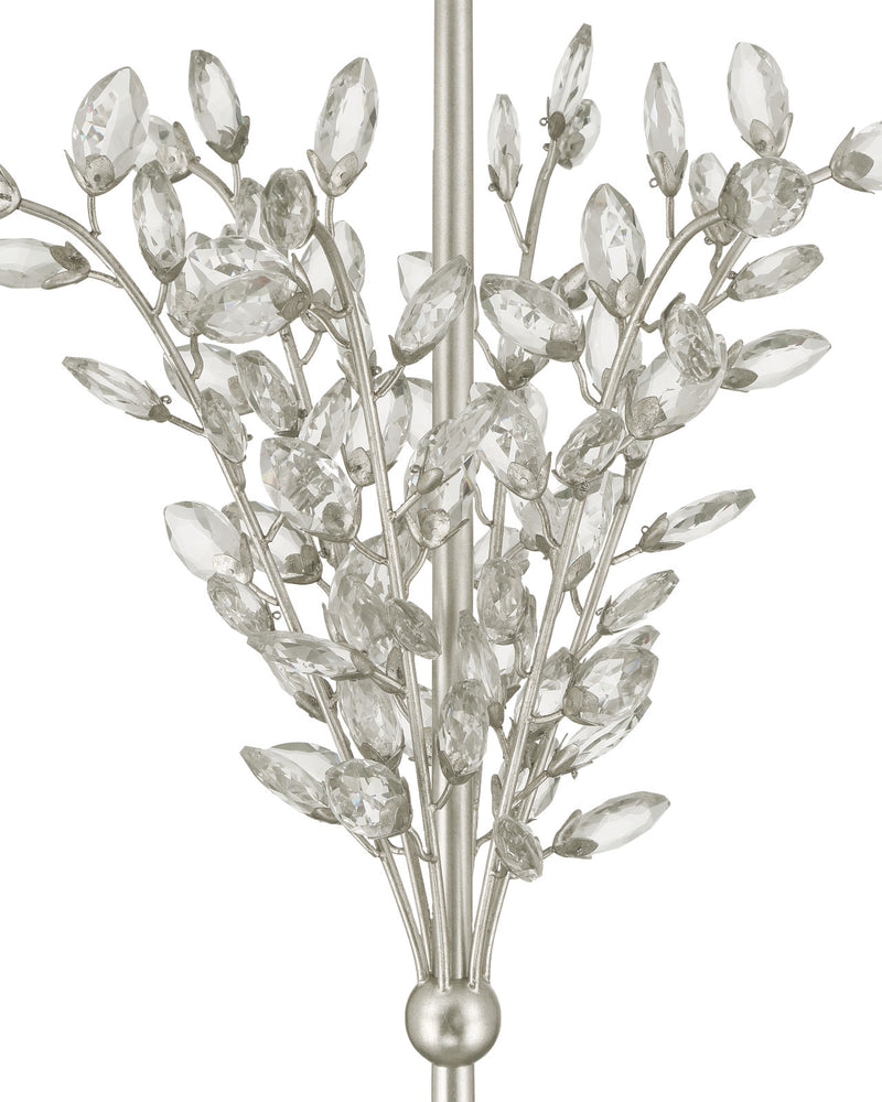 Forget-Me-Not Silver Floor Lamp