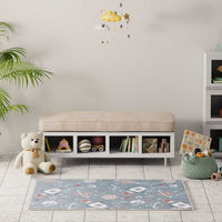 Rocket Blue Multicolour Area Rug