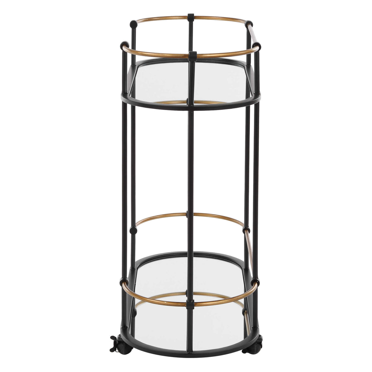 Karma Black & Gold Bar Cart