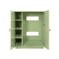 Elsie Celadon Glossy Lacquer Storage Cabinet