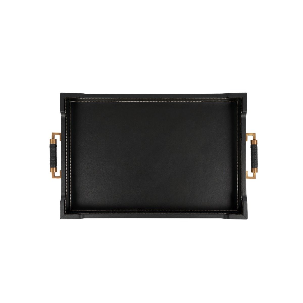 Hudson Black Rectangular Serving Tray