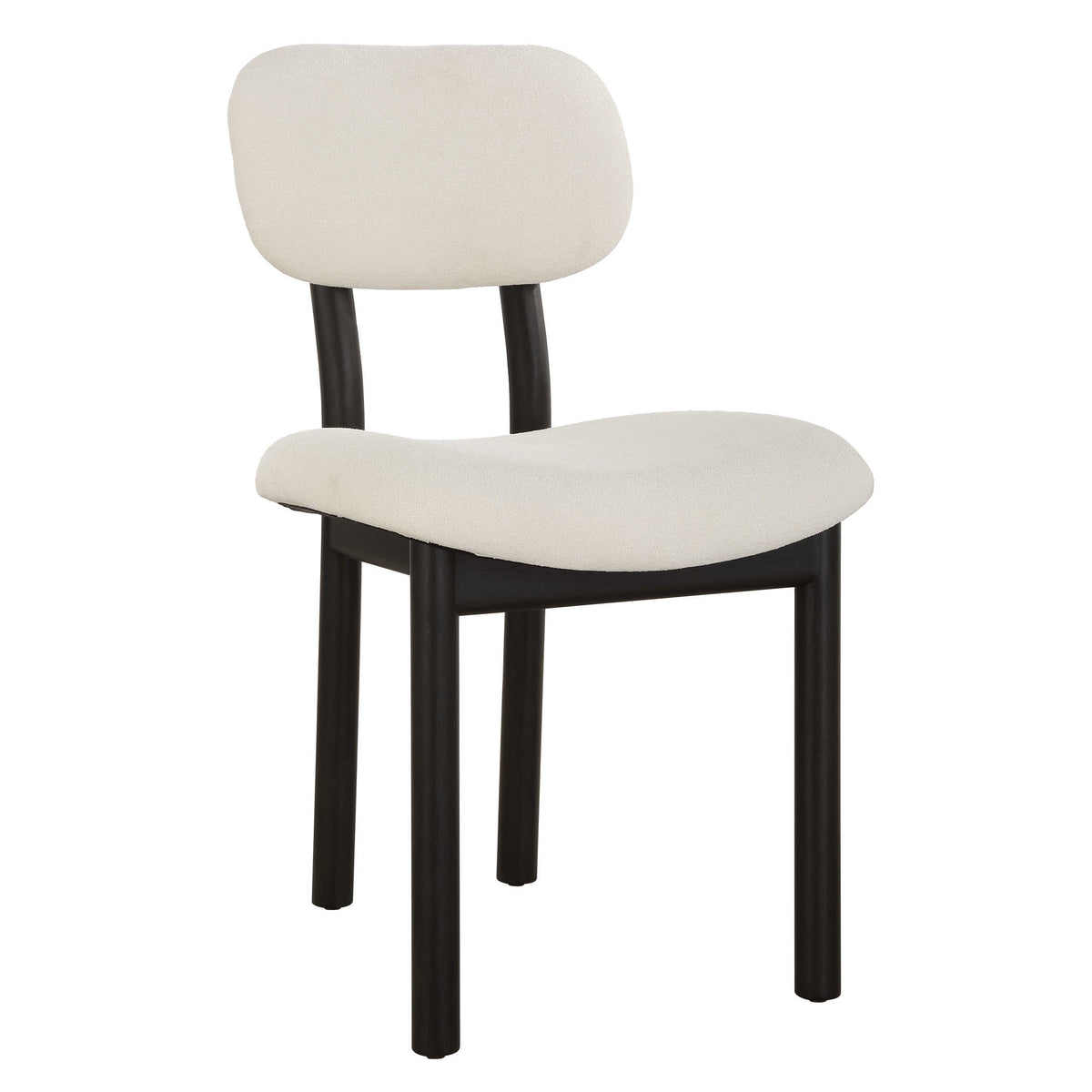 Vertu Textured Ivory & Black Dining Chairs (Set of 2)