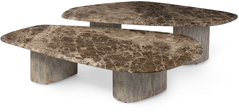 Caleb Brown Marble Coffee Table