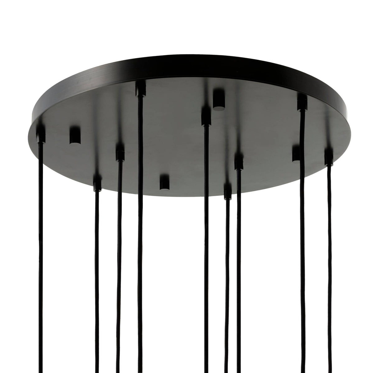 Javier 25" Smoke Crystal Multi-Port Chandelier