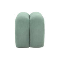 Lucien 56" Green Performance Velvet Channeled Bench