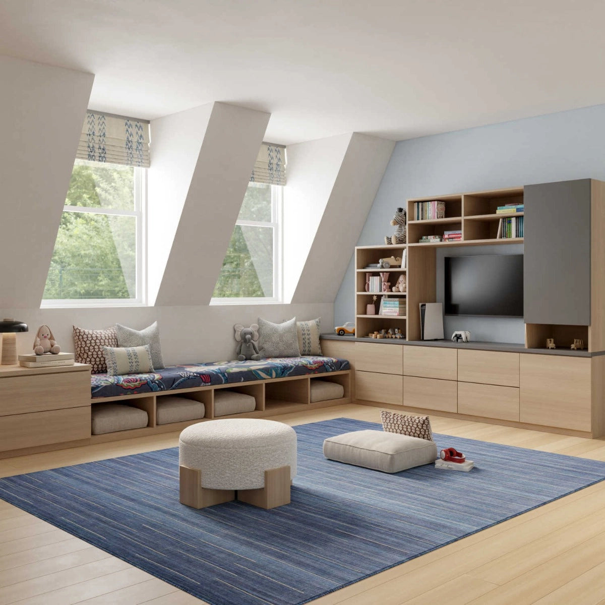 Maxine Navy Area Rug