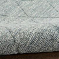 Natalia Blue Wool Area Rug