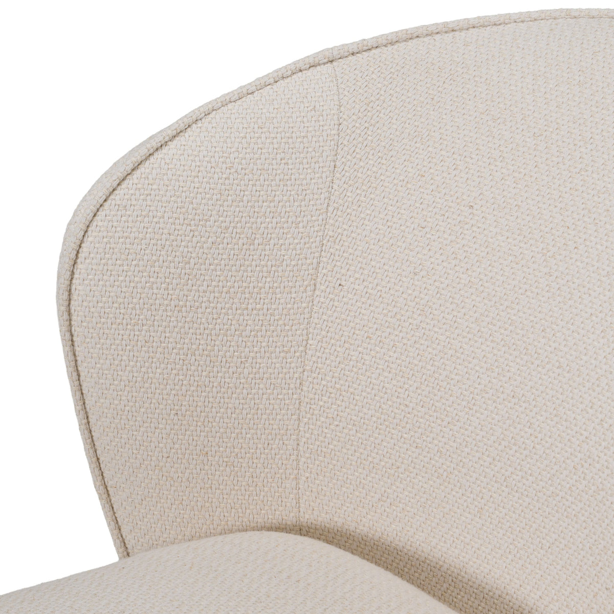 Cassandra Modern Beige Swivel Dining Chair