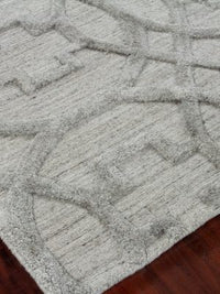 Selena Light Silver Hand Loomed Area Rug - Elegance Collection