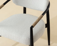 Marita Cream & Black Indoor/Outdoor Armchair