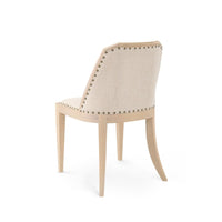 Marlee Sand & Oatmeal Linen Side Chair