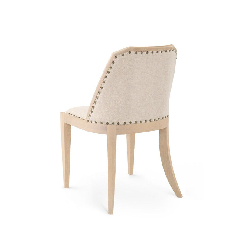 Marlee Sand & Oatmeal Linen Side Chair
