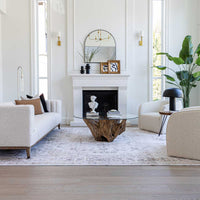 Vinita Cream Boucle Accent Chair