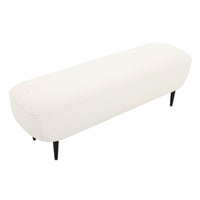 Dacoma 50.7" Cream Performance Boucle Bench