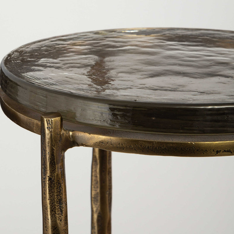 Adley Gold Accent Table