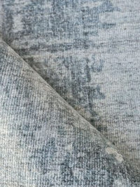 Penelope Blue Wool/Bamboo Silk Area Rug - Elegance Collection