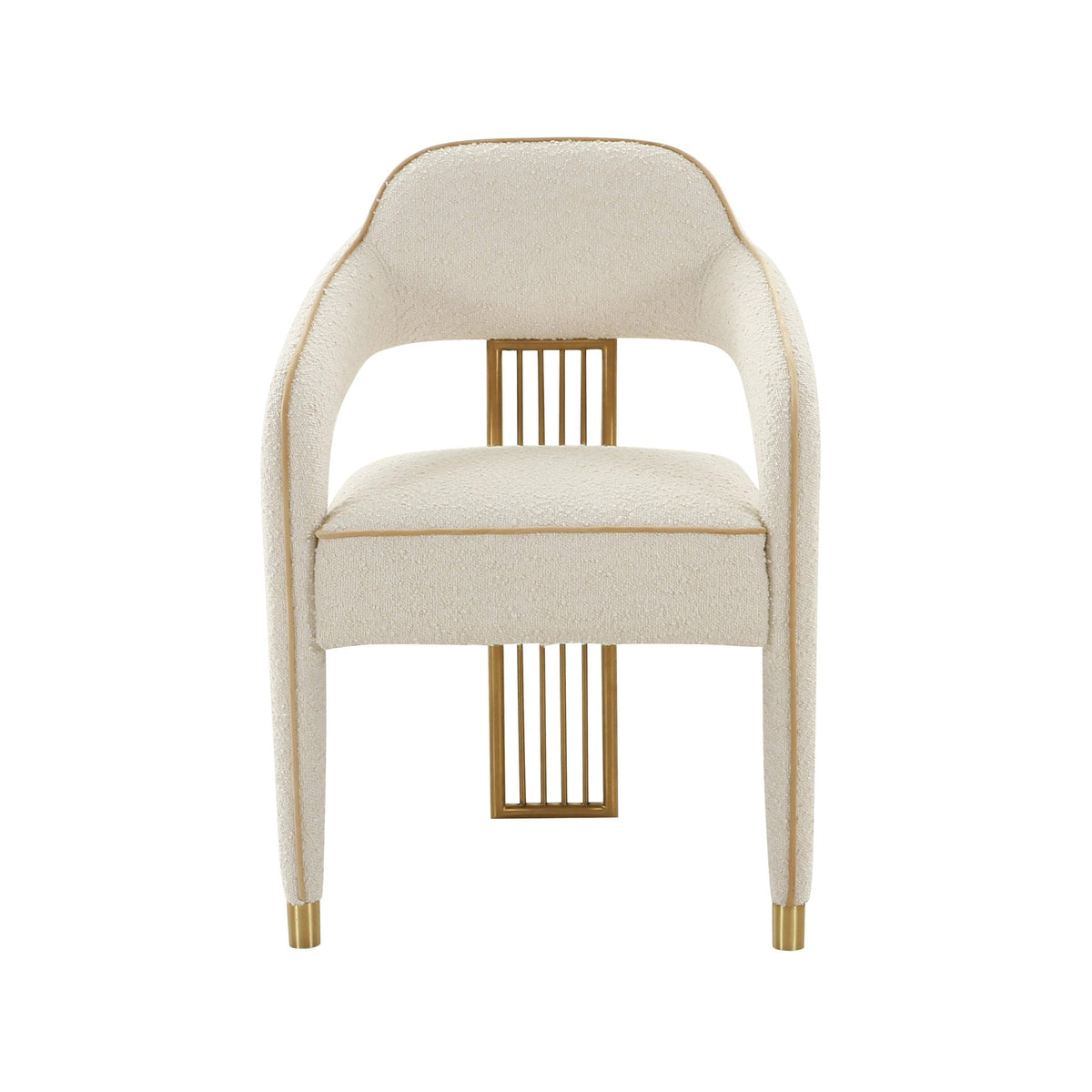 Ainsley Cream Performance Boucle Dining Chair