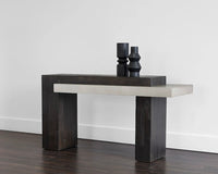 Herriott Brown & Grey Console Table