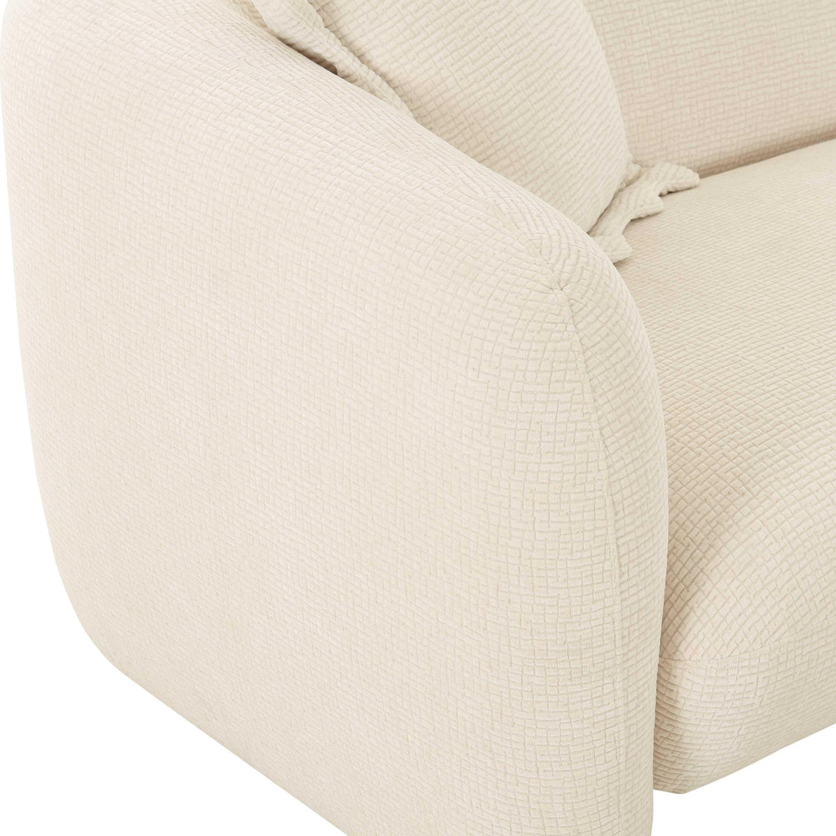 Lou 71.5” Sandstone Textured Performance Velvet Loveseat