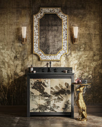 Greyhound Brass Accent Table