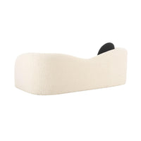 Laylie 84" Beige Faux Shearling Sofa