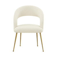 Modena Cream Boucle Dining Chair - Luxury Living Collection