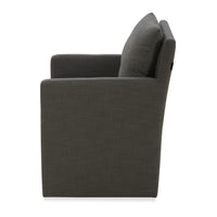 Chelseah Modern Grey Fabric Dining Chair