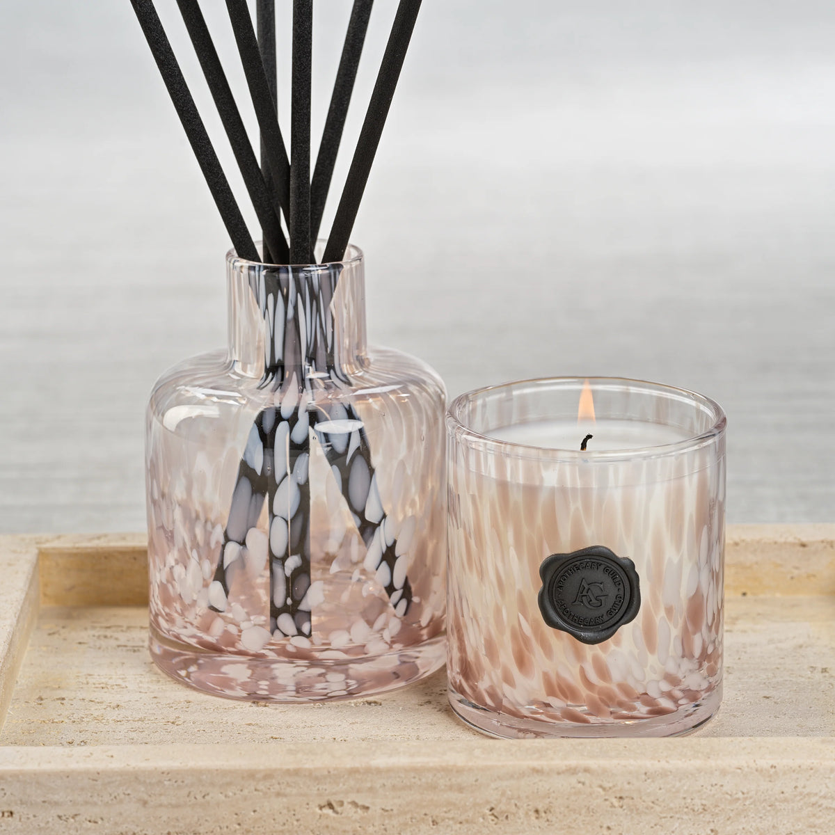 Opal Diffuser in Gift Box - White & Taupe/Rio de Janeiro (Set of 4)