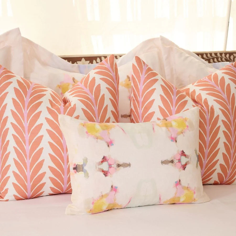 Caroline Orange Decorative Pillow (4 Sizes Available)