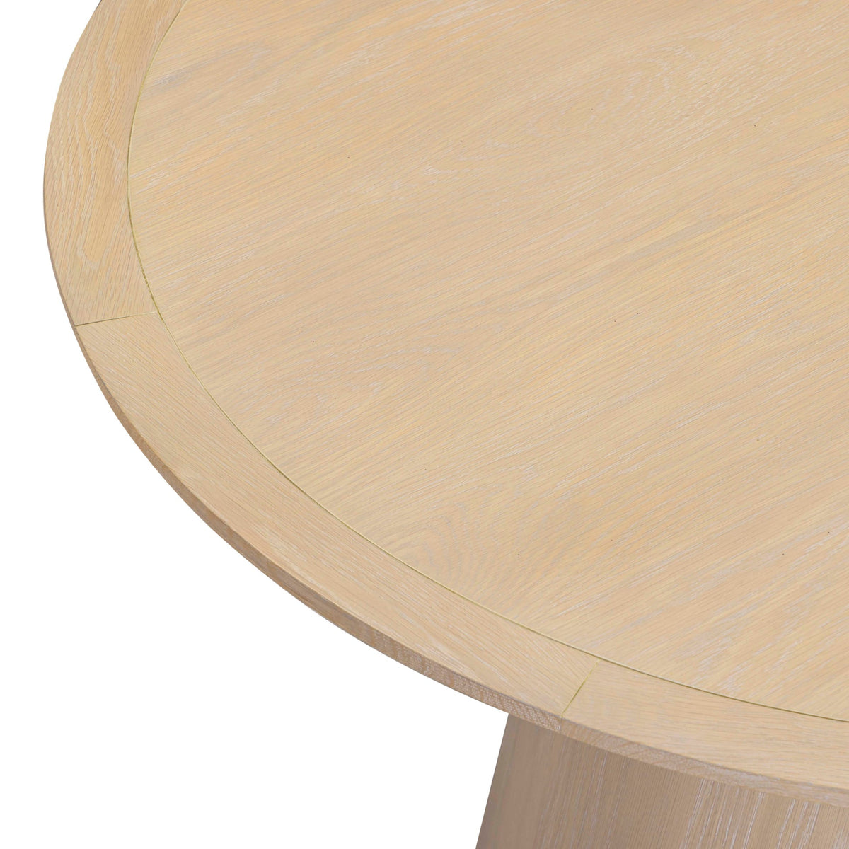 Sammi Natural Round Oak Dining Table (2 Sizes Available 41"-60")