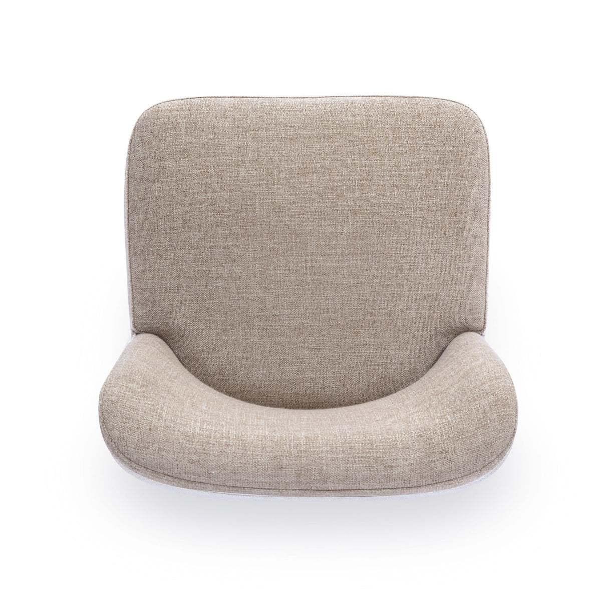 Monika Tan Performance Fabric Rolling Dining Chair