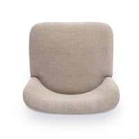 Monika Tan Performance Fabric Rolling Dining Chair
