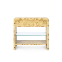 Mariano 1 Drawer Burl Wood End Table